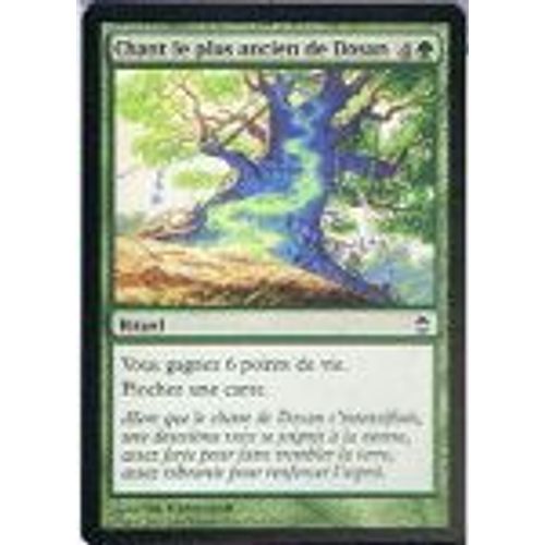 Foil Premium Chant Le Plus Ancien De Dosan  - Magic Mtg - Libérateurs De Kamigawa 127 - C