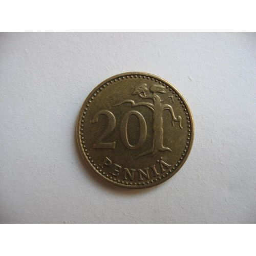 Finlande, 1 Pièce De 20 Pennia De 1976