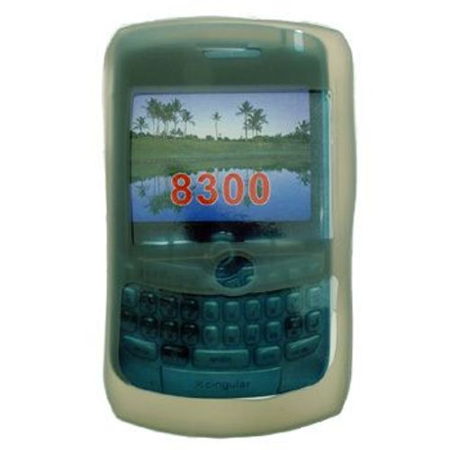 Housse Silicone Blanche Blackberry 8300/ 8310