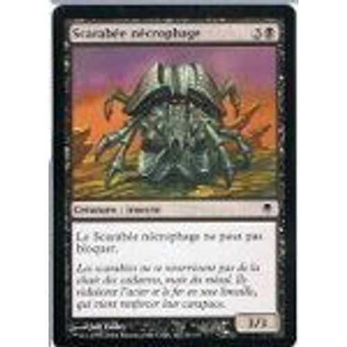Foil Premium Scarabée Nécrophage  - Magic Mtg - Sombracier 51 - C