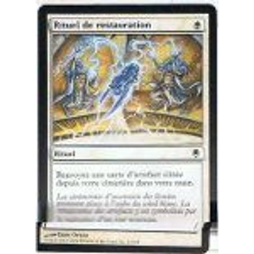 Foil Premium Rituel De Restauration  - Magic Mtg - Sombracier 13 - C