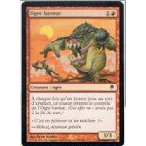 Foil Premium Ogre Baveur  - Magic Mtg - Sombracier 58 - C