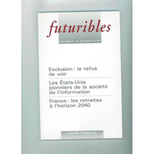 Futuribles  N° 242