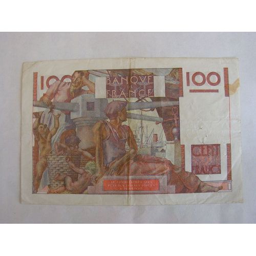 Billet De 100frs Jeunes Paysans