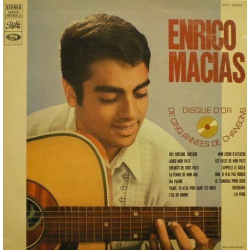 Lp « Disque D'or De 5 Années De Chansons/69 »