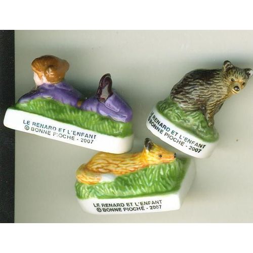 Lot 3 Fèves - Le Renard Et L'enfant - 2007