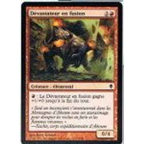 Foil Premium  Dévastateur En Fusion - Magic Mtg - Zendikar 138 - C