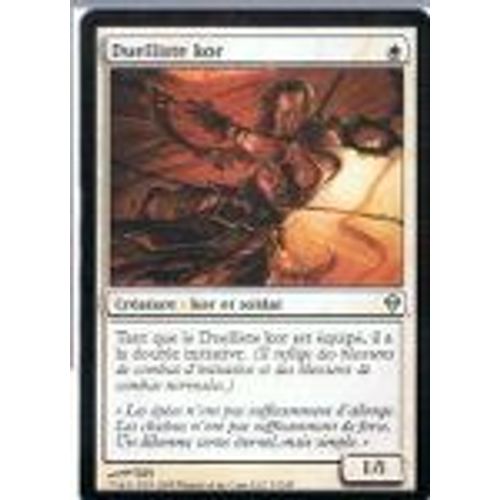 Foil Premium  Duelliste Kor - Magic Mtg - Zendikar 19 - U
