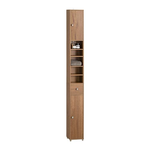 Sobuy Meuble De Rangement Salle D Bain Meuble Colonne Armoire De Toilette Meuble Wc L20xp20xh180cm, Bzr34-Pf