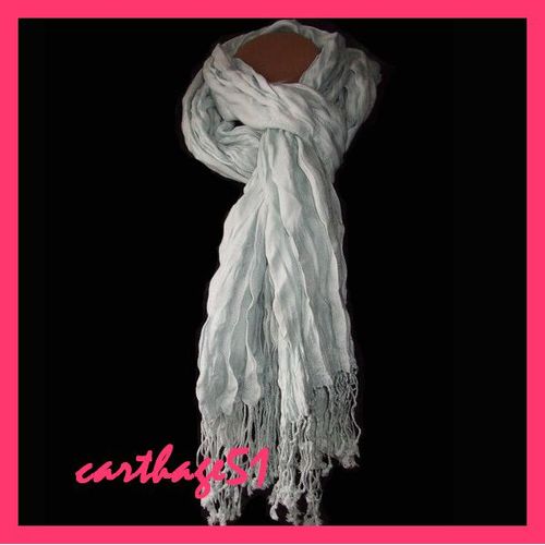 Etole Cheche Écharpe Froissé Pashmina Viscose - Plusieurs Couleurs Etoles