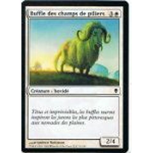 Foil Premium  Buffle Des Champs De Piliers - Magic Mtg - Zendikar 31 - C