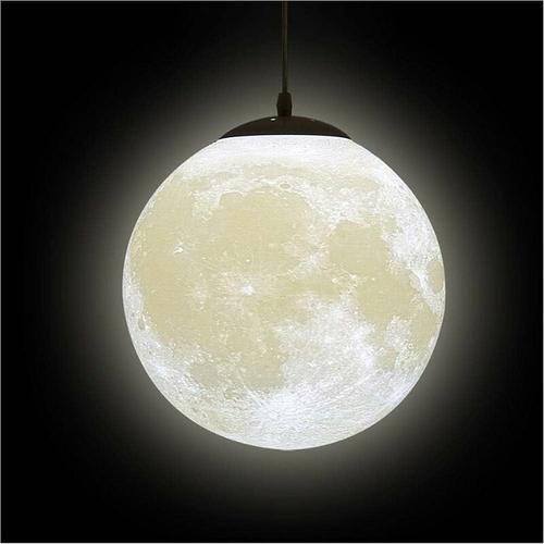 3d Moon Lustre-Lune Plafonnier Lustre Lune Plafonnier Planete Suspension Luminaire Lune Restaurant Bar Maison Chambre D'enfant Lustre Led(Ampoule N'est Pas Inclus),20cm