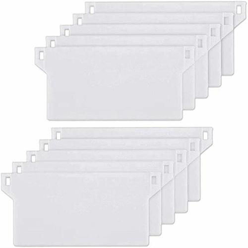 10pcs 127mm Plaque De Lestage Pour Store Californien Poids De Store Vertical Lattes Kit De R¿¿Paration De Stores Verticaux Rideaux, Blanc