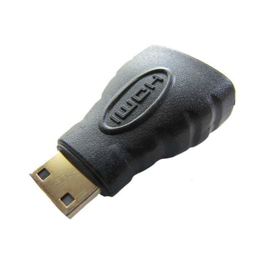 Adaptateur HDMI type C : HDMI Femelle vers HDMI Mini mâle