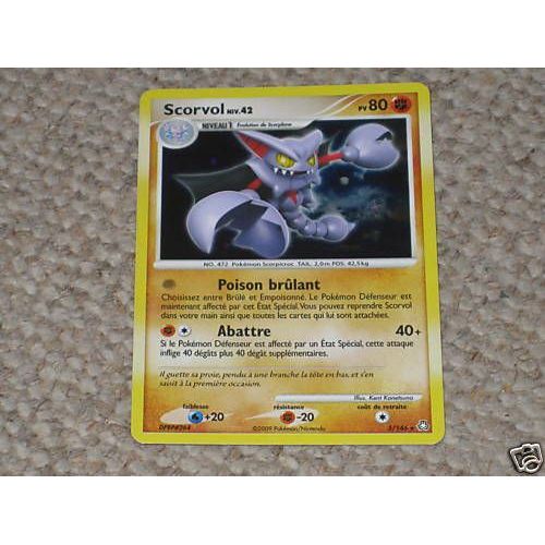 Pokémon - Scorvol Niv42 80 Pv 5/146