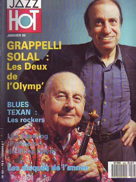 Jazz Hot N° 448 - Grapelli Solal : Les Deux De L'olymp' Jazz Hot N° 448 - Grapelli Solal : Les Deux De L'olymp'