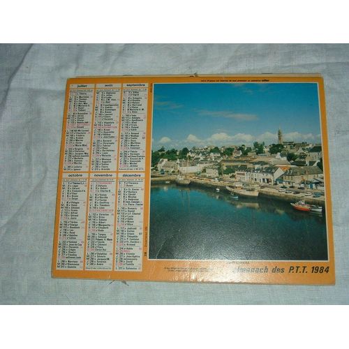 Almanach Ptt 1984 Talloires Et Douarnenez