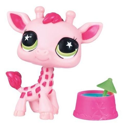 Petshop - Girafe Orange Et Rose N°943