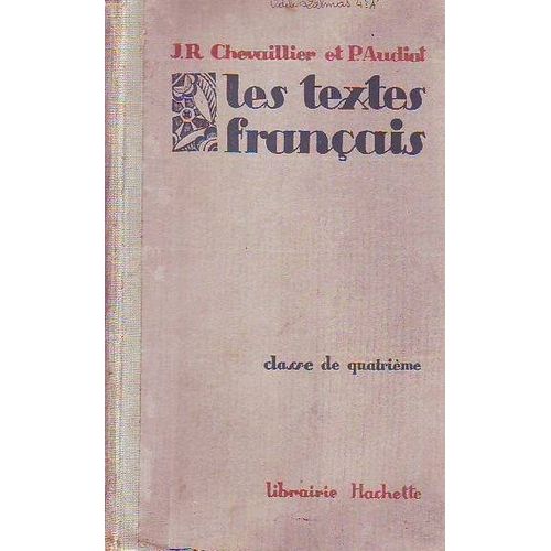 Les Textes Francais . Classe De Quatrieme