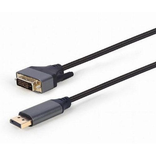 gembird cable displayport vers dvi cc dpm dvim 4k 6 pemium series 1.8 m