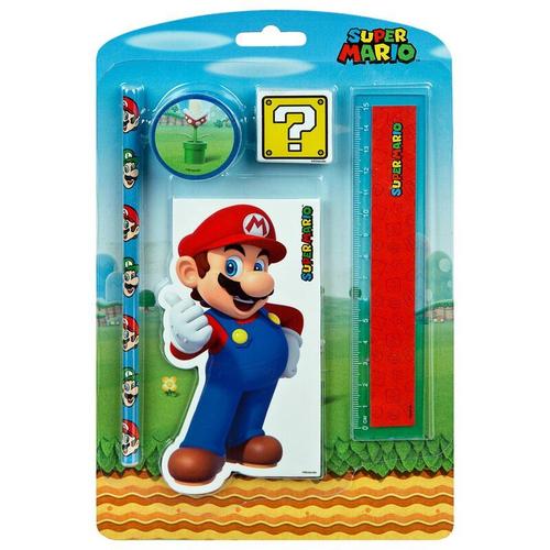 Nintendo Merchandising Ensemble De Papeterie Super Mario Bros