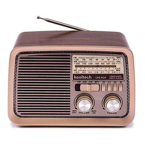 kooltech radio fm bluetooth cprpop vintage