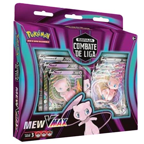 Bandai Deck De Bataille De Ligue Cartes A Collectionner Pokemon En Espagnol Mew Vmax