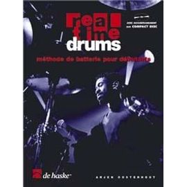 Oosterhout : Real Time Drums Vol 1 (+ 1 Cd) Techniques De Batterie - De Haske
