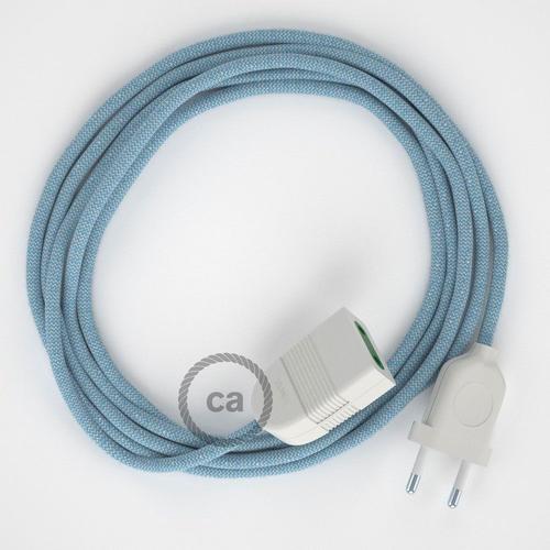 creative cables coton et lin prb030rd75 textil rd75 3 m electrique extension corde