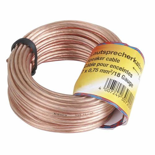 hama cable optique ofc 2x0.75 mm 10 m