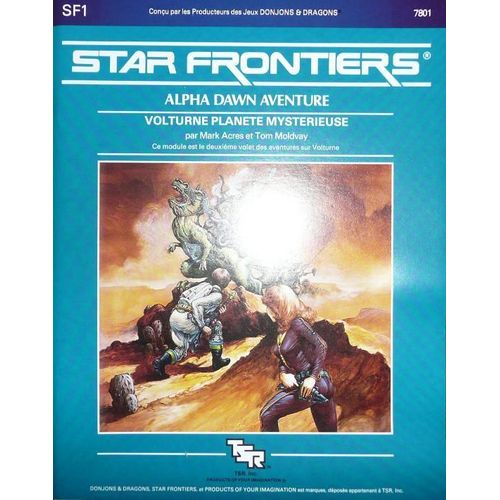 Sf1 - Star Frontiers - Alpha Dawn Aventure - Volturne Planète Mystérieuse