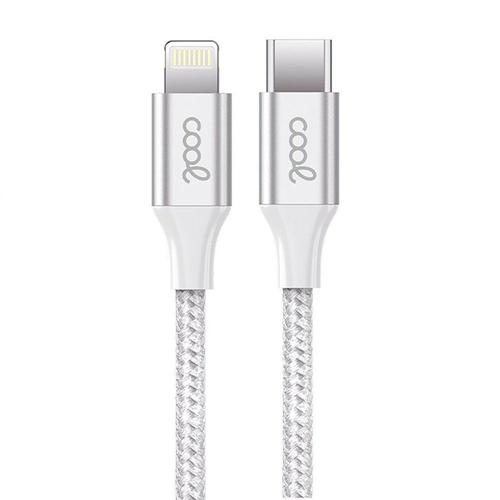 cool cable usb c vers lightning nylon 1.2 m