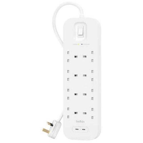 belkin multiprise de protection contre les surtensions 900j 30w 8 prises electriques
