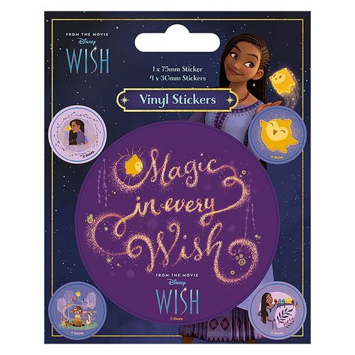 Pyramid Et Wish Magic In Every Wish 7.5 Cm 3 Cm Autocollant Paquet
