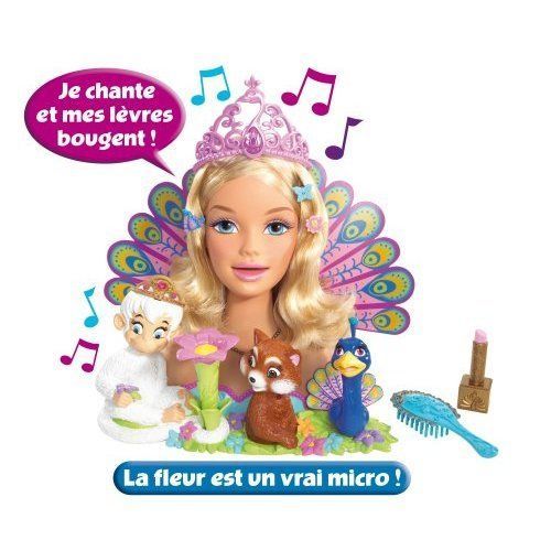 Tête À Coiffer Barbie Princesse Rosella