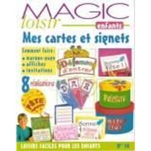 Magic Loisir Enfant  N° 14 : Mes Cartes Et Signets