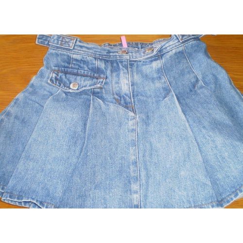 Jupe En Jean Marque Soft Grey T 5/6 Ans Tres Bon Etat