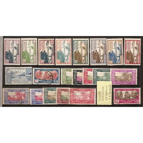 Nouvelle Calédonie - 20 Valeurs Neuves Et Oblitérées +1 Offerte.