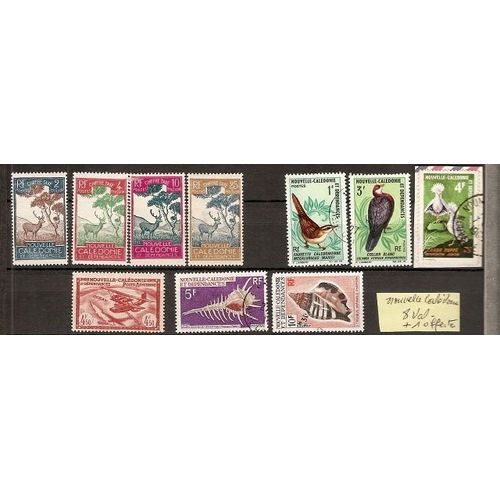 Nouvelle Calédonie - 8 Valeurs Neuves Et Oblitérées +1 Offerte.