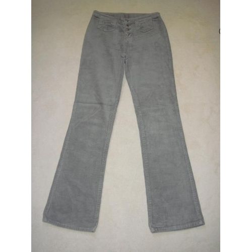 Pantalon Velours Gris Cimarron - 18 Ans