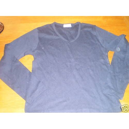 T Shirt Bleu Marine T 15/16 Ans Bon Etat