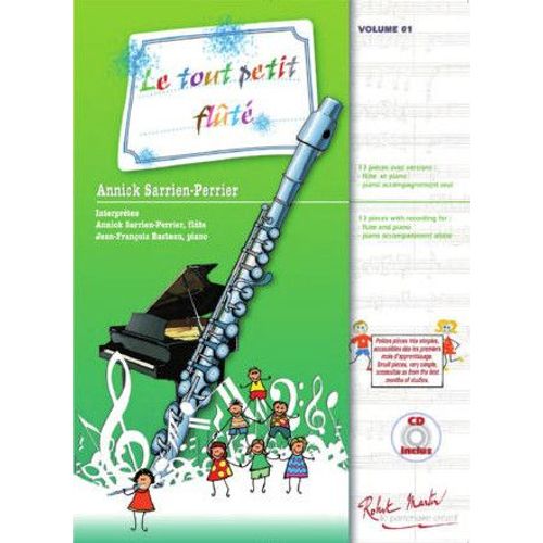 Sarrien-Perrier : Le Tout Petit Flûté (+ 1 Cd) - Flûte - Robert Martin