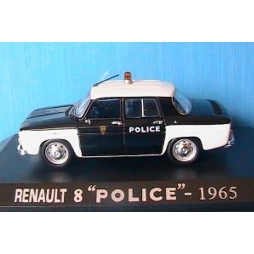 Renault 8 Police Pie 1965 Noir 1/43 Universal Hobbies 1/43-Universal Hobbies