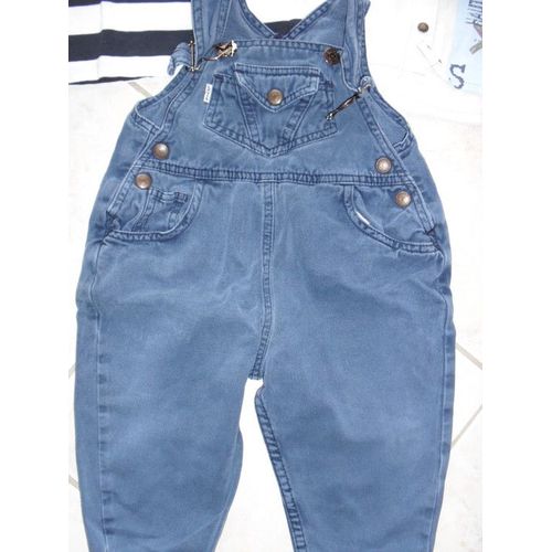 Ensemble Bebe Garcon T18 Mois 1 Salopette Jean Levi S 1 Chemisette Et 1 T Shirt Manches Courtes Toutes Marques Rakuten