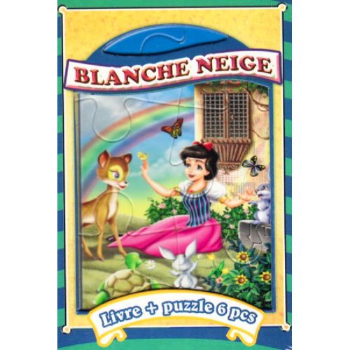 Blanche Neige - Livre Avec Puzzle 6 Pièces