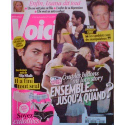 Voici   N° 1142 : Filip Nikolic : Il A Fini Tout Seul - Secret Story 3 : Couples Bidons Ou Love Story ?