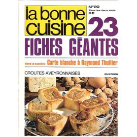 Bonne Cuisine Fiches Geantes - Meilleures offres neuf et