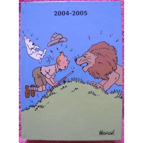 Tintin  Agenda 2004 2005 - 13 X 18 Cm