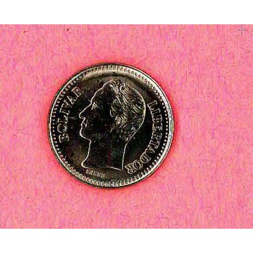 Pièce De Monnaie Coin Moeda Moneda 25 Cents Centimos 1990 Venezuela