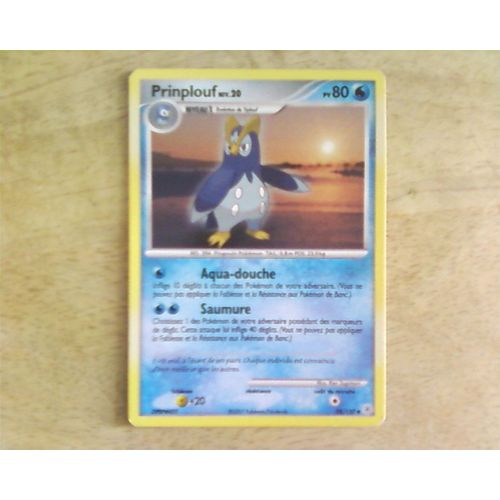 Carte Pokemon Prinplouf Niv.20  80 Pv